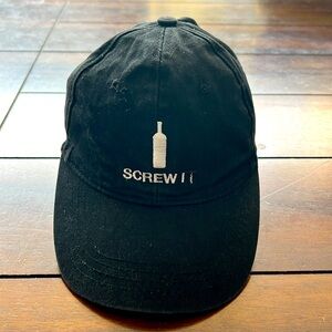 SCREW IT Wine Corkscrew Ball Cap Adjustable Baseball Cap Hat